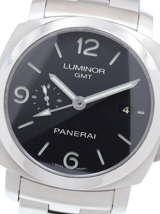 PANERAI Luminor 1950 PAM00329 3 Days GMT black Dial Automatic Men\'s Watch_908785 main image 6